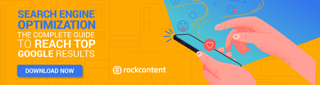 Rock Content's SEO Guide Promotional Banner