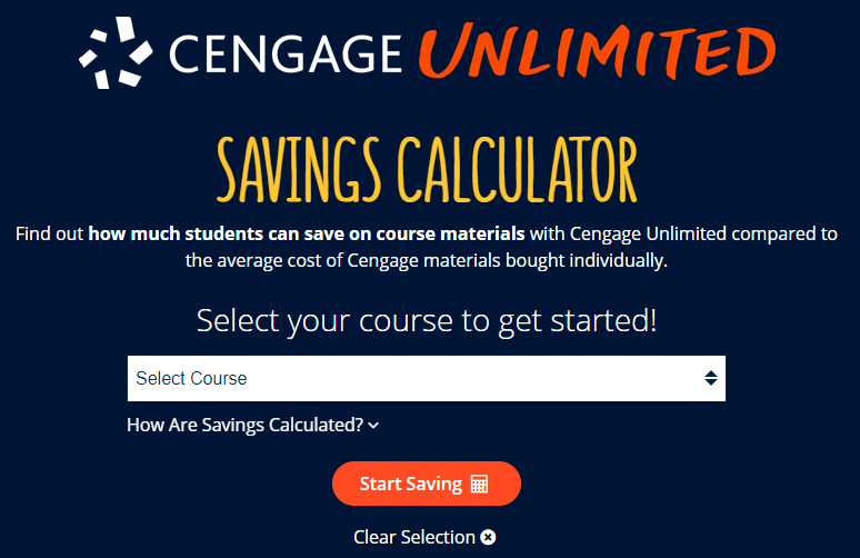 cengage interactive calculator