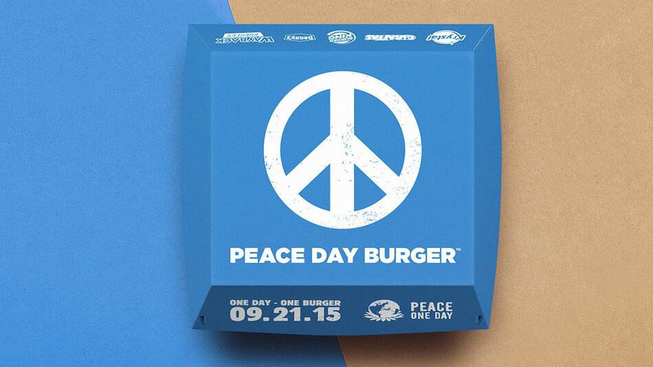 marketing de guerrilha: peace day burger king