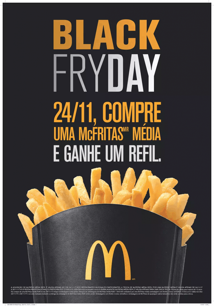 O melhor da Black Friday: McDonalds