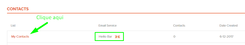 como passar contatos da Hellobar para a RD Station