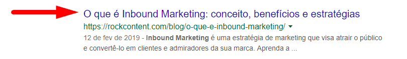 title tag do conteúdo