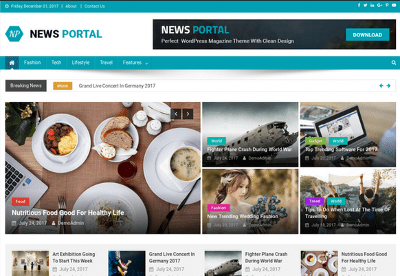 wordpress news portal