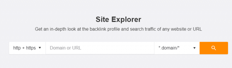 Site Explorer Tool