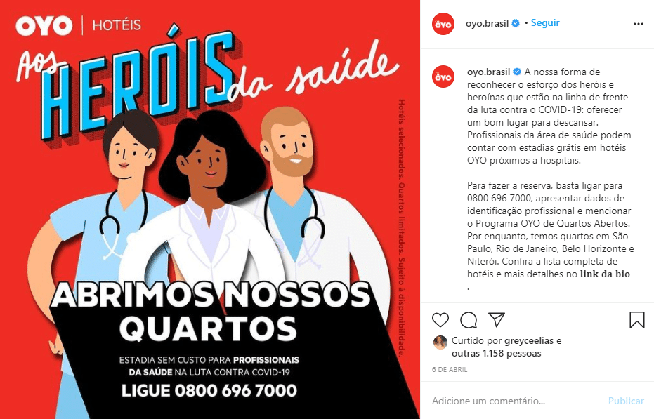 Post no Instagram Oyo Brasil