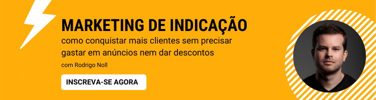 Webinar sobre Marketing de Indicação com Rodrigo Noll