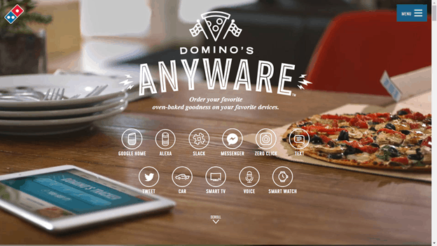 domino's website