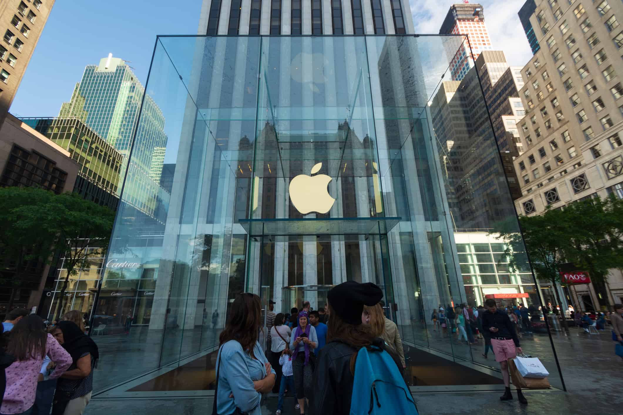 Loja da Apple na Quinta Avenida, Manhattan
