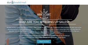 Dun & Bradstreet – Sales acceleration quiz