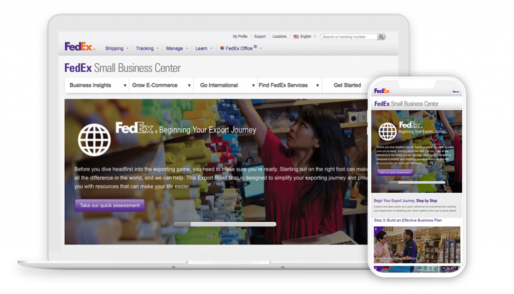 fedex adopted interactive content