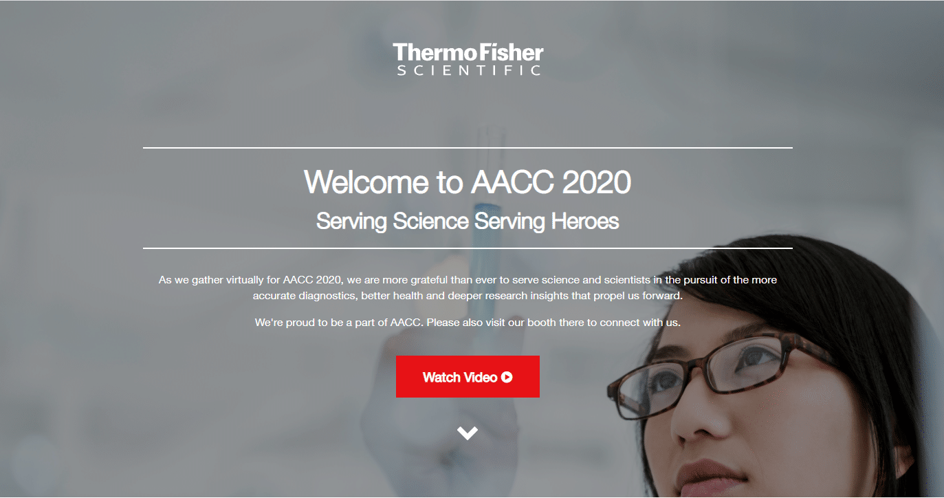 ThermoFisher Landing Page