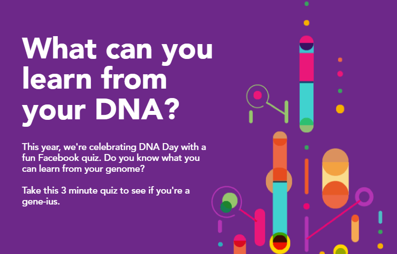 23andMe – DNA interactive quiz