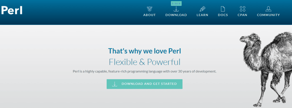 Perl website (scripting languages)