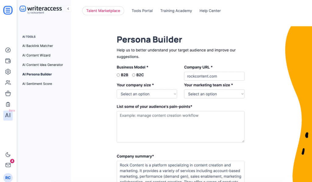 AI Persona Builder - How to Create Buyer Personas With AI (2)
