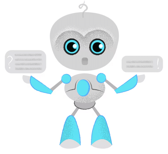 confused robot illustration - duplicate content