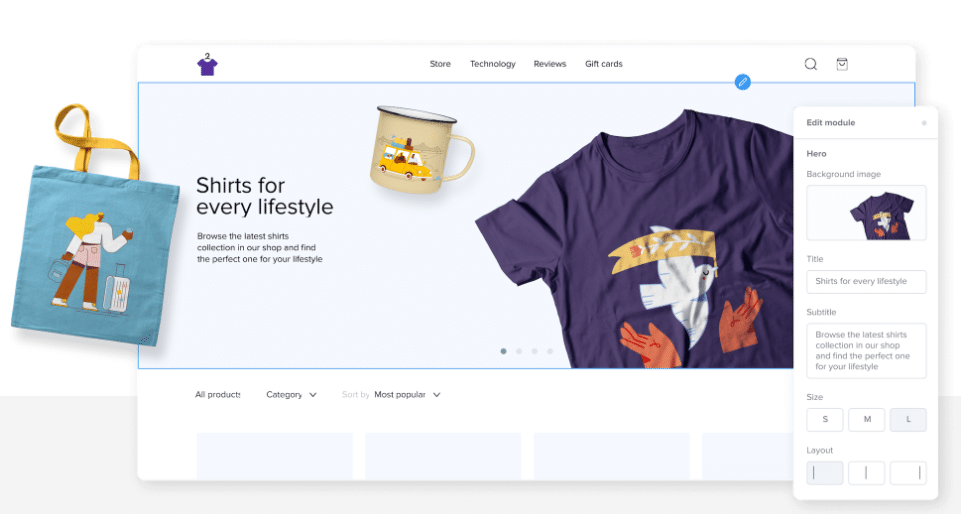 Sellfy ecommerce platform