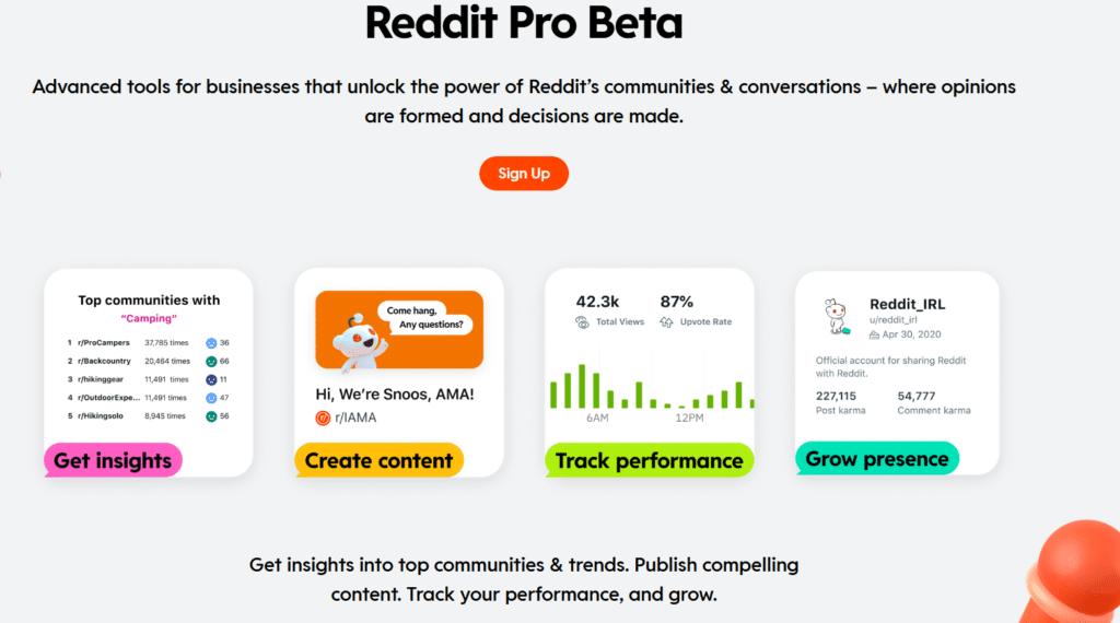 Reddit Pro Beta